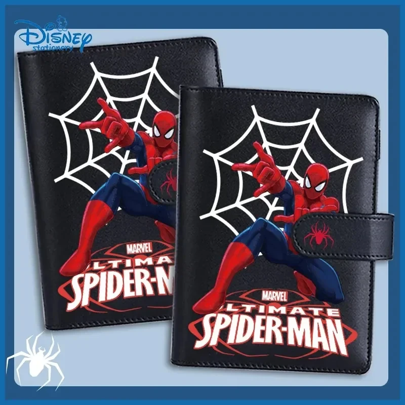 Disney Spider Man Peripheral Ledger Student A6 Notebook Binder Portable Diary Children Friends Girls Gift Stationery Wholesale