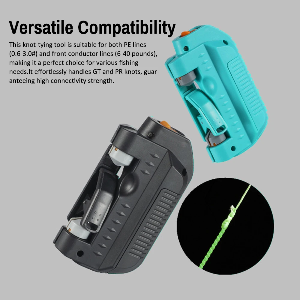 Electric Fishing Knotter Automatic GT Fishing Line Knotting Machine Quick Tying Tool Fishing Wire Knot Device for Fishing