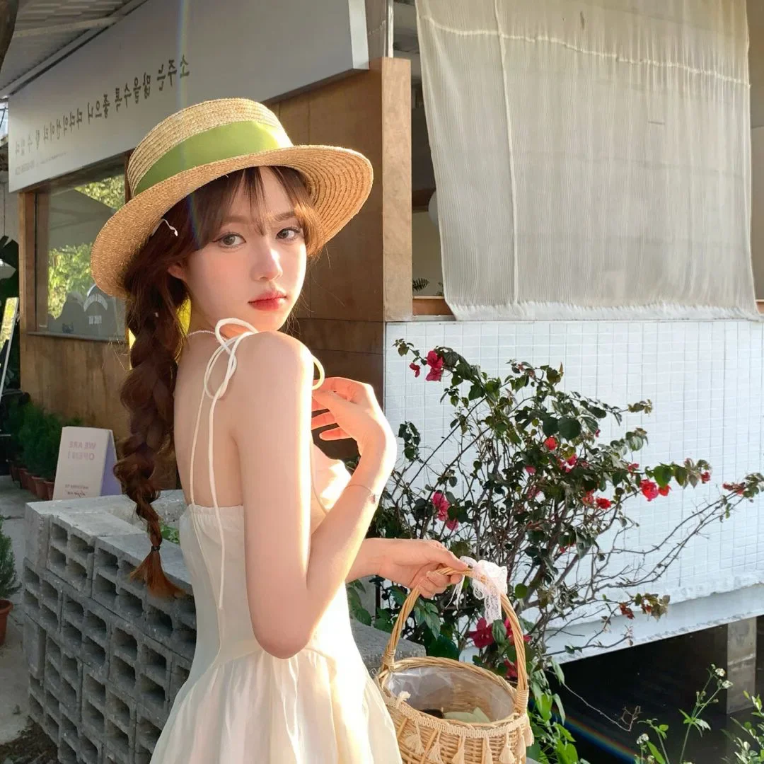 French Style Sun Hats For Women Bowknot Summer Hat Wide Brim Boater Straw Hat Canotier Hat Ribbon Church Derby Summer Fedoras