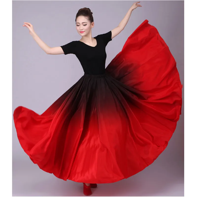 720 Belly Danc Gypsy Skirt Belly Dance Ruffle Flamenco Skirt New Belly Dancing Large Skirts Belly Dance Skirt Flamingo Costume