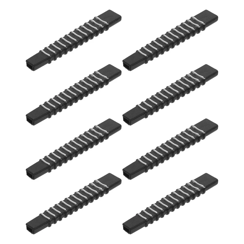 

8Pcs High-Grip Silicone Eyeglass Temple Sleeves Anti-Slip Ear Cushions for Metal Plastic Frames Comfortable Lightweight