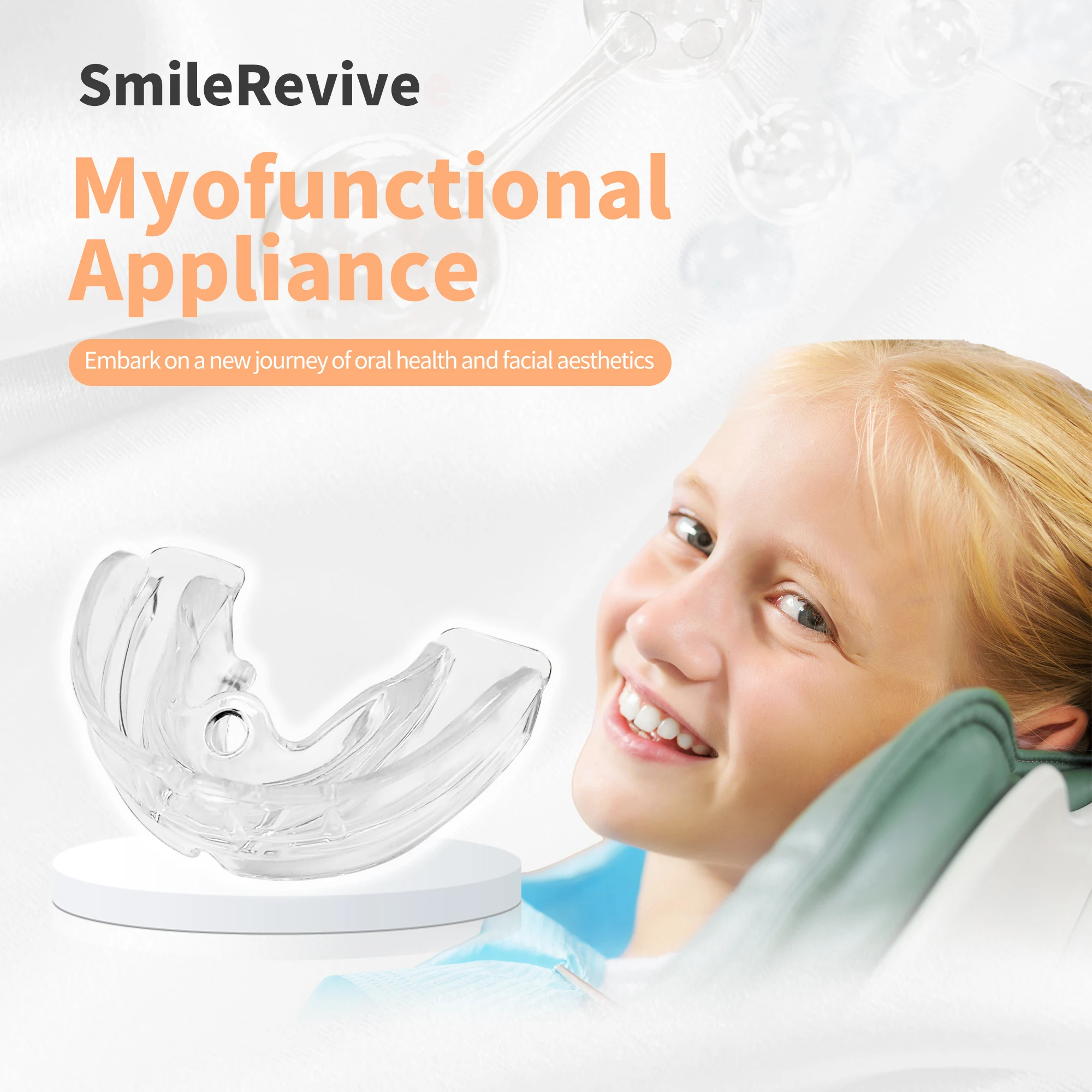 

SmileRevive Myofunctional Appliance Mixed Dentition Class III (for 5-10 years pld) Stage 2