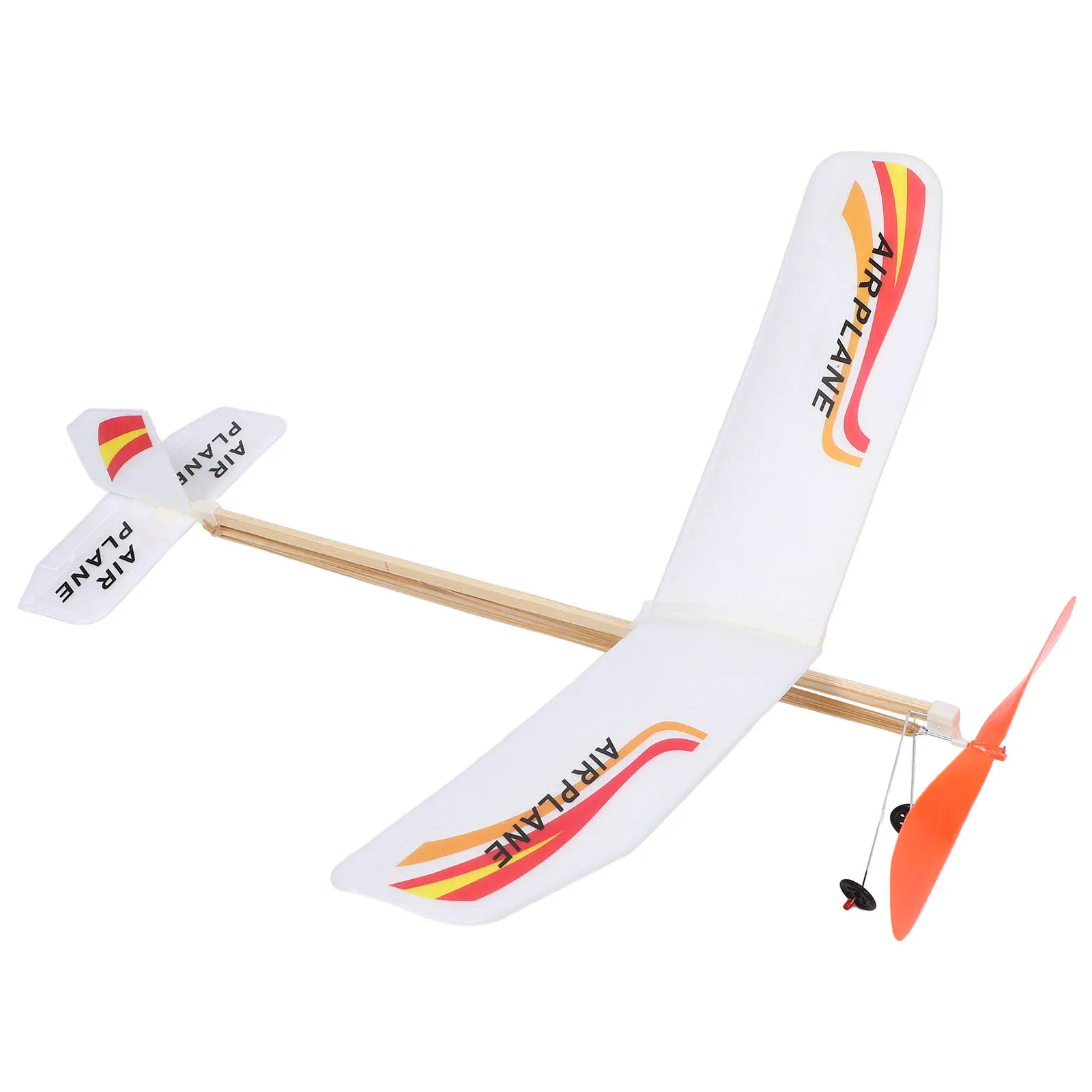 1 set elastico aereo piccolo leggero aliante creativo fai da te gioco di volo educativo all'aperto indoor bambini giocano divertimento