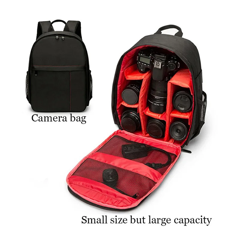 

Small DSLR Micro Single camera bag for Canon Nikon SONY Camera Lightweight casual portable backpack Backpack Backpack for men an