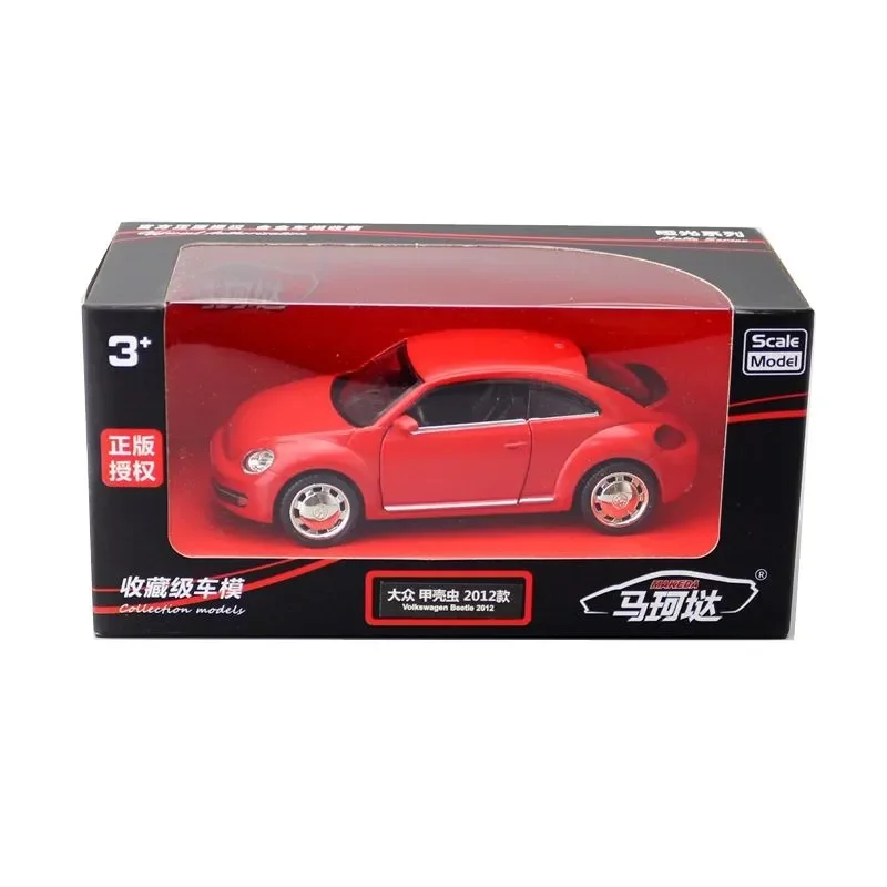 Die Casts Collectible Model Cars Static Alloy Vintage Car Birthday Gift 1:36 NEW BEETLE Toys for Children Home Decor