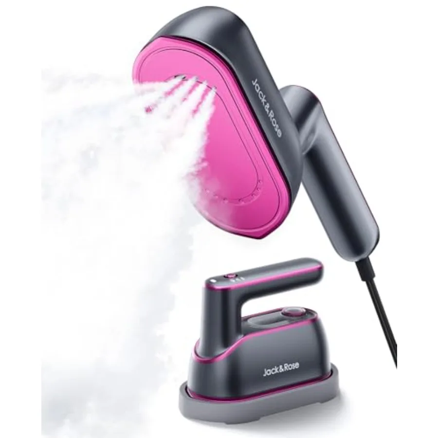 

Jack Rose Дорожный отпариватель для одежды 1200 Вт Портативный ручной отпариватель для путешествий с быстрым нагревом 8S Большая керамика H