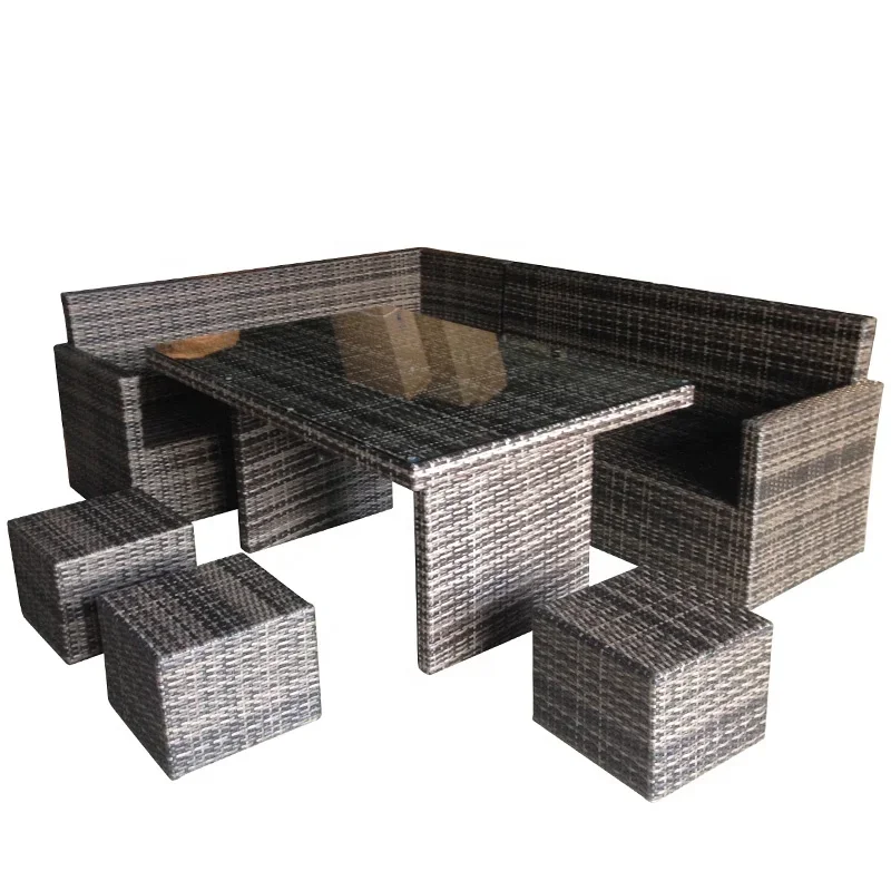 

-Balcony Rattan Restaurant Furniture Patio Garden Furniture Outdoor Sofa Set Leisure Garden Set Outdoor Sofa Furniture