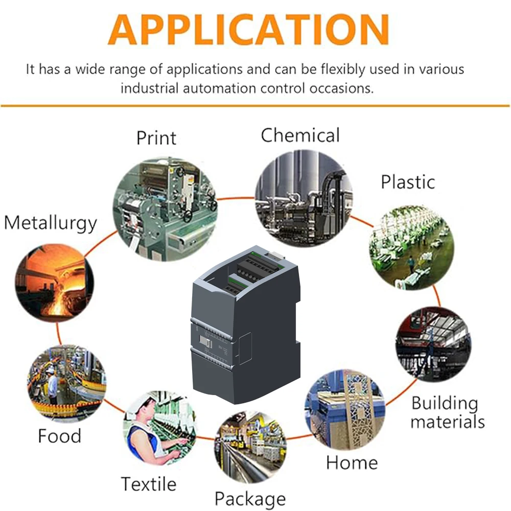 الإخراج الرقمي الصناعي 6ES7222-1BH32-0XB0 وحدة 16 DO 24V DC الترانزستور 0.5A PLC وحدة تحكم لأنظمة الأتمتة