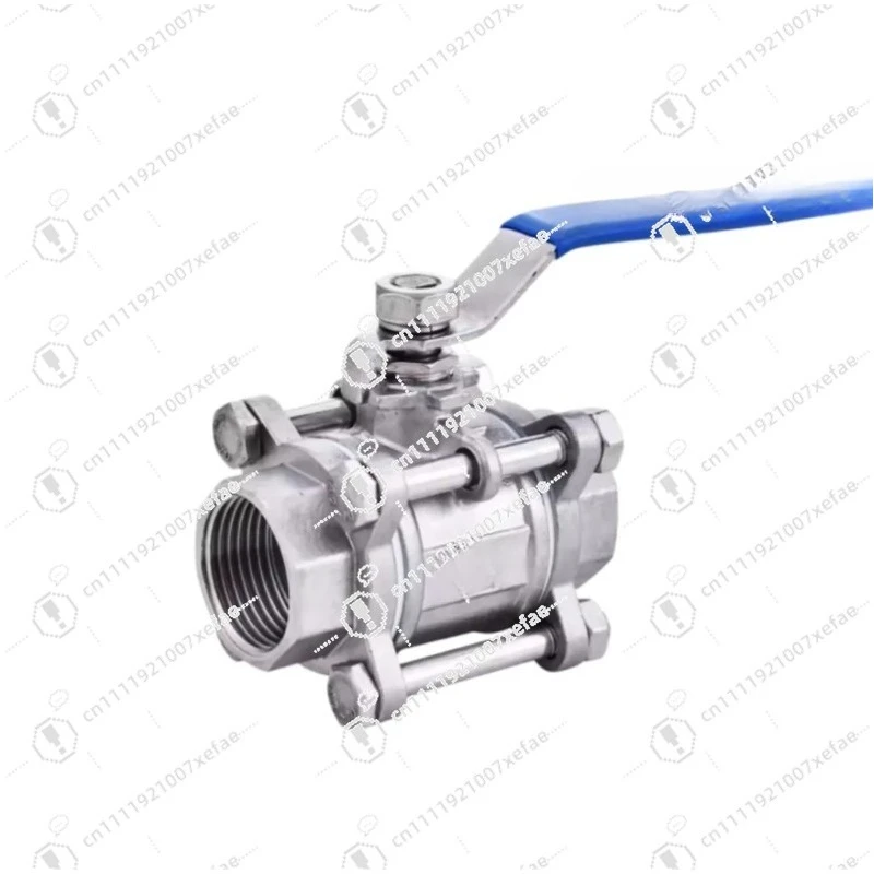 PFLQ11F 3PC BSP Threaded Ball Valve 304 Stainless Steel | Pipe Cut-Off Valve