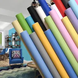 Papel de Contacto autoadhesivo de PVC, papel tapiz impermeable, películas decorativas, vinilo para armarios de cocina, muebles del hogar, pegatinas de pared