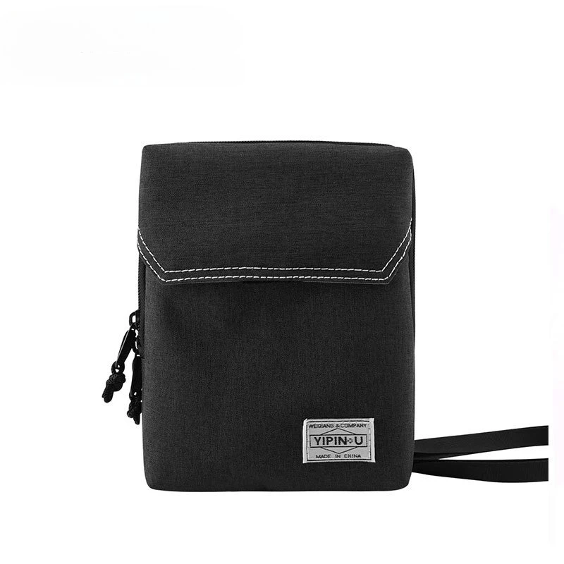 

Large Capacity Travel Ticket Passport Package Bank Card Zero Wallet Multifunctional Hanging Neck Crossbody Document Bag