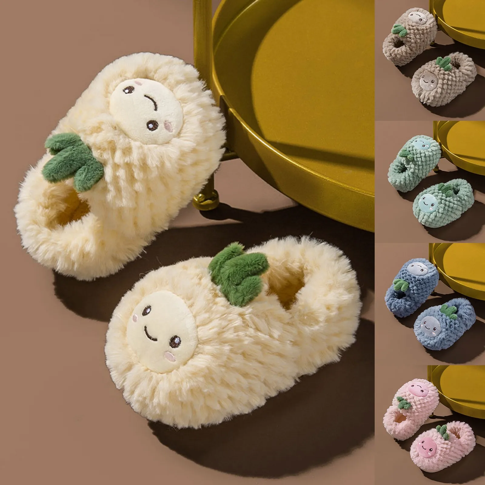 

Детские модные и зимние тапочки для мальчиков и девочек, мягкие и легкие удобные тапочки на плоской подошве для девочек, размер 11