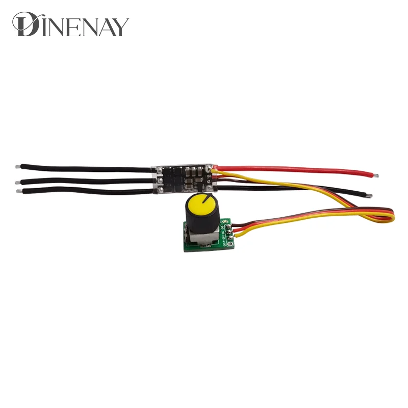 30A Brushless ESC Jet Fan Electronic Speed Controller Motor Driver No Signal Required For DIY Jetfan Tester