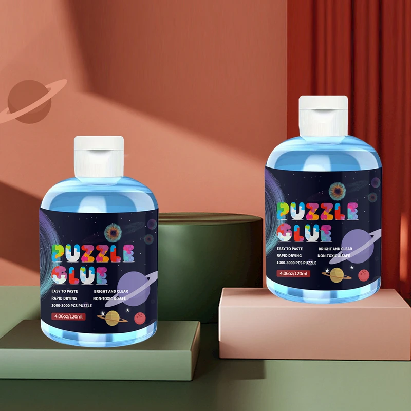 Puzzle Glue Clear with New Sponge Head, Diamond Painting Sealer Replace Puzzle Saver Suitable for of Puzzle for Paper and Wood