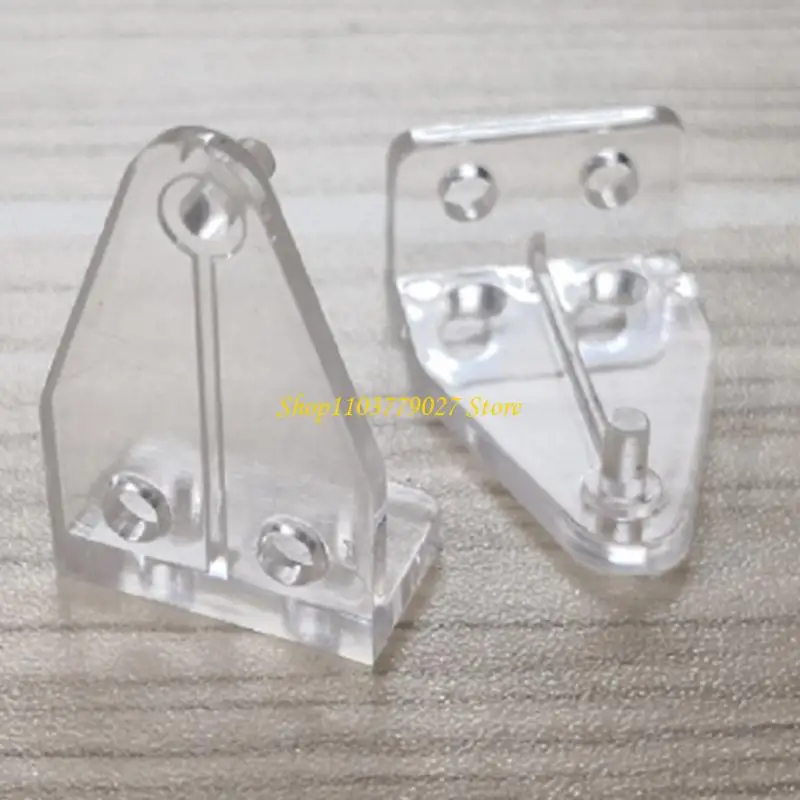 C4DF Pack of 20 Window Blinds Hold Down Clips Secure Positioning Hooks Bottom Rails Holders Brackets for Living Room Bedroom