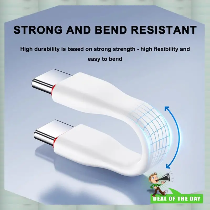 24-Hour Delivery Fast Charging 240W USB Type C Cable 90° Double Ended Short 40Gbps PD3.1 For  Laptop Phone Tablet Mobile