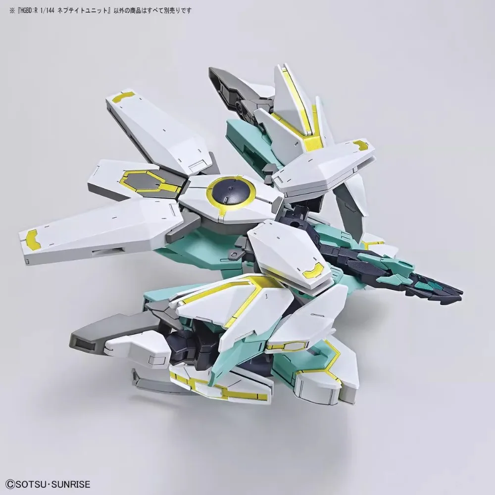 Original Bandai Anime Model HGBD:R 031 1/144 Core Gundam Ⅱ Weapon Accessories Neptune Eight Module Figure Collectible Action Toy