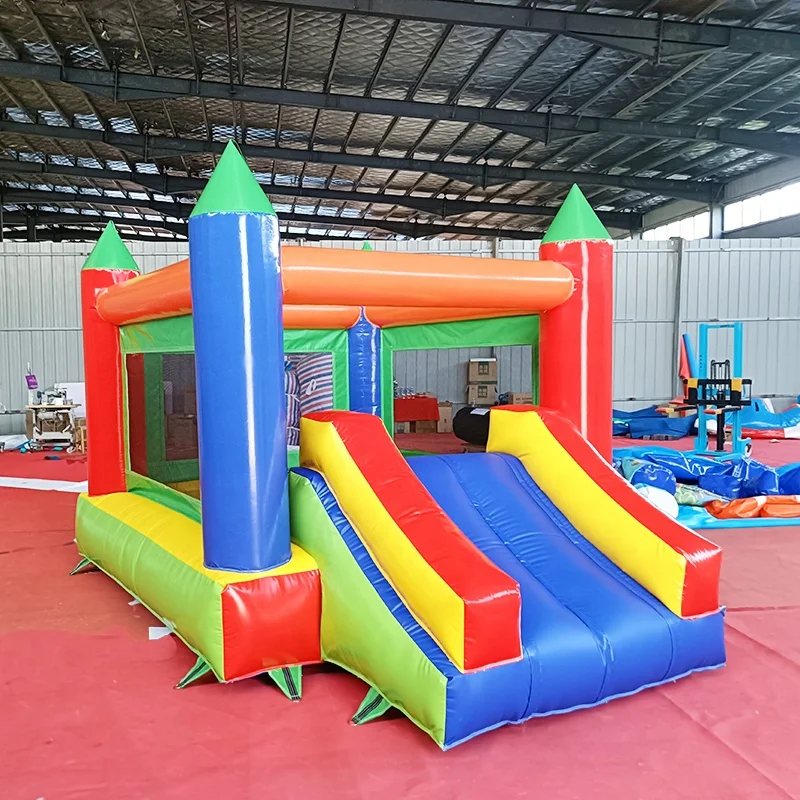 3*4m Inflatable Bouncer House for Kids Jumping Bouncy Castle with Slide Outdoor Inflatable Castle Trampoline Park for Sale