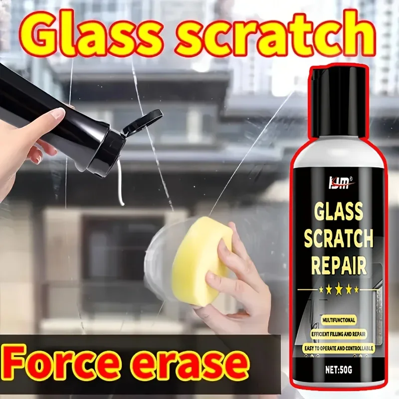 Multi Functional Glass Scratch Repair Paste, Updates Glass, Solves Scratches, Efficient Repair Paste, Uses Glass Doors, Windshie