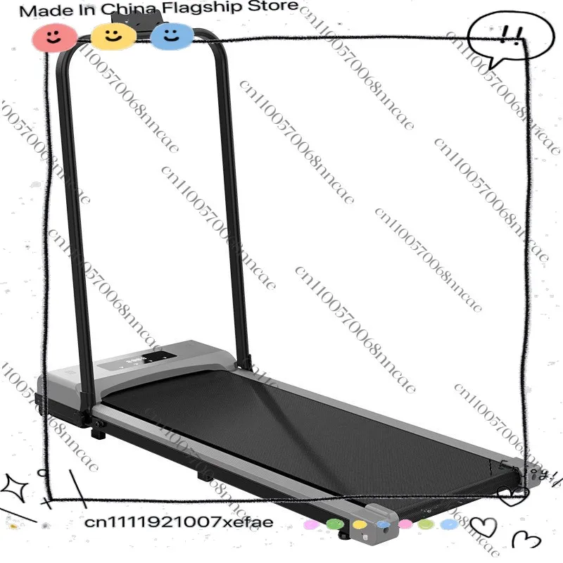 Flat treadmill, household small mini folding silent electric indoor simple walking machine fitness equipment
