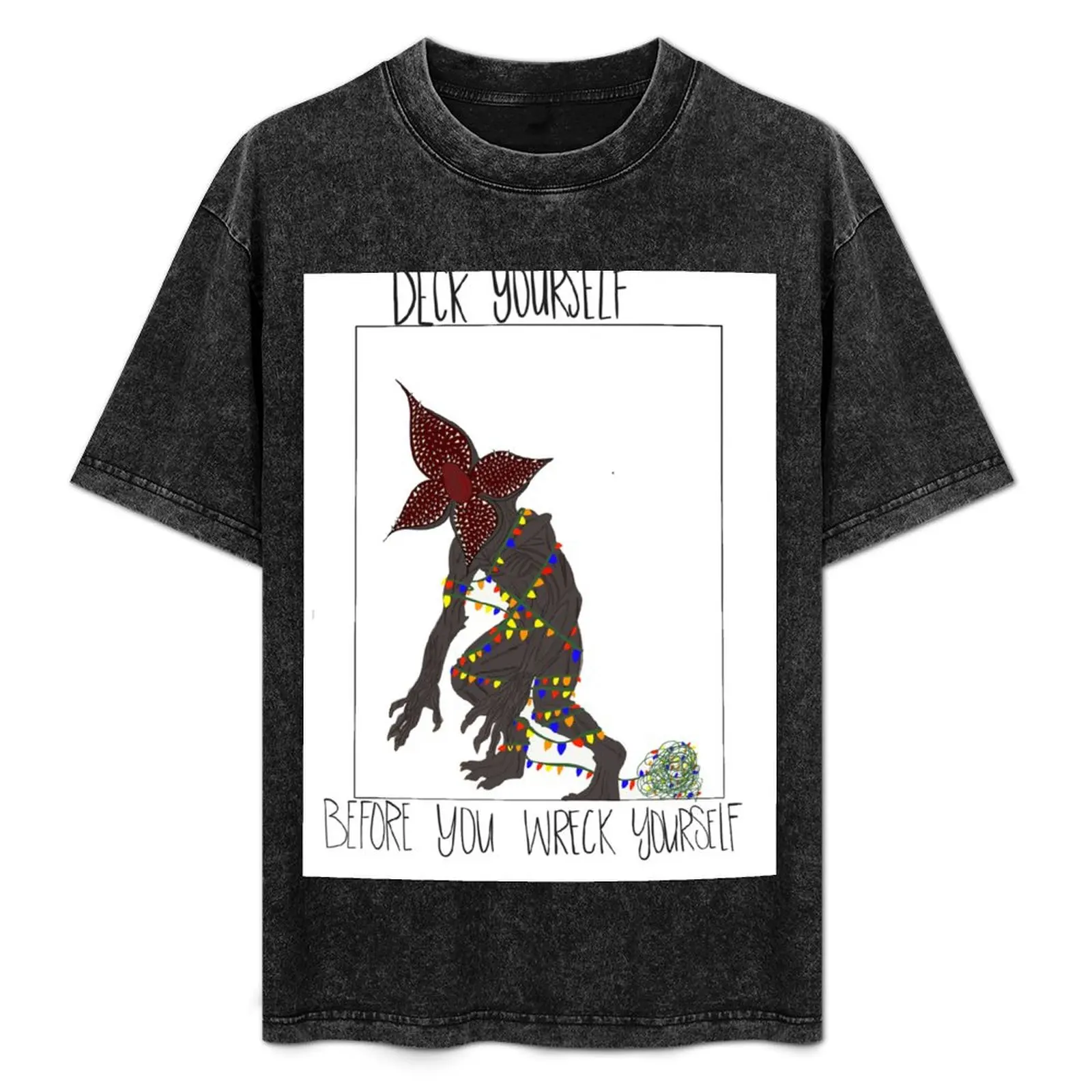

Deck Yo Demogorgon Self T-Shirt gifts for boyfriend tees Clothing vintage anime shirt vintage t shirt men