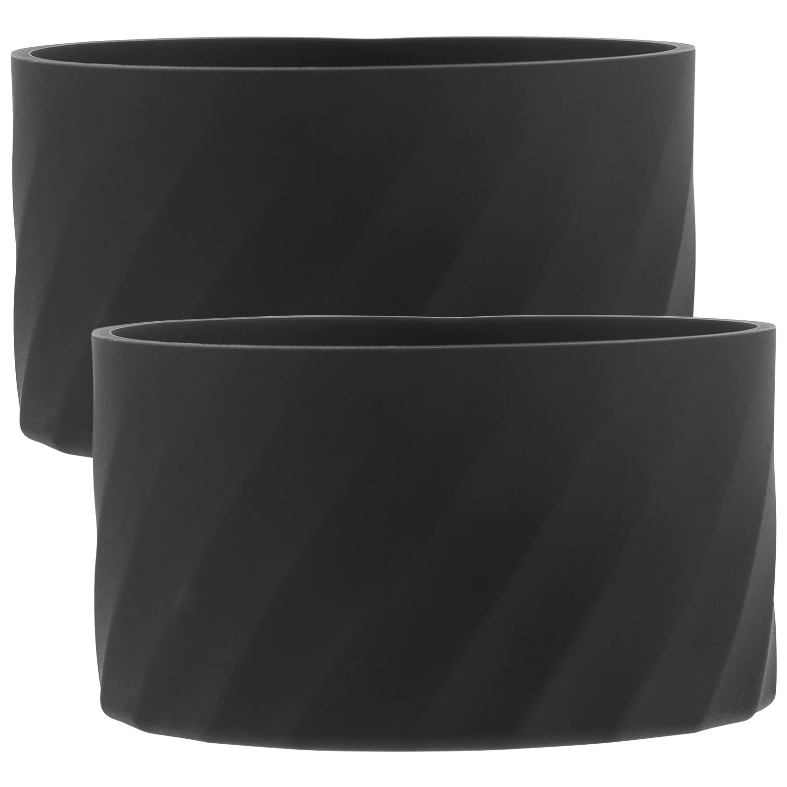 

2 Pcs Silicone Water Cup Protective Cover Sport Bottle Glass Sleeve Set Boot Heat Insulated Nonslip Reusable Outdoor