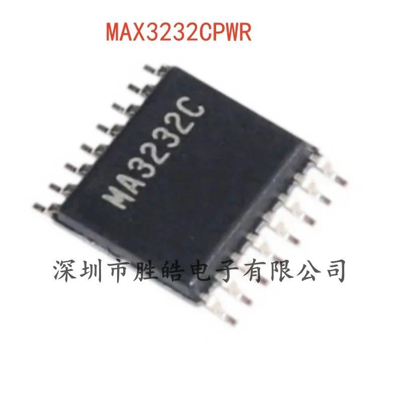 

(10PCS) NEW MAX3232CPWR MAX3232 RS-232 Line Driver / Receiver Chip TSSOP-16 MAX3232CPWR Integrated Circuit