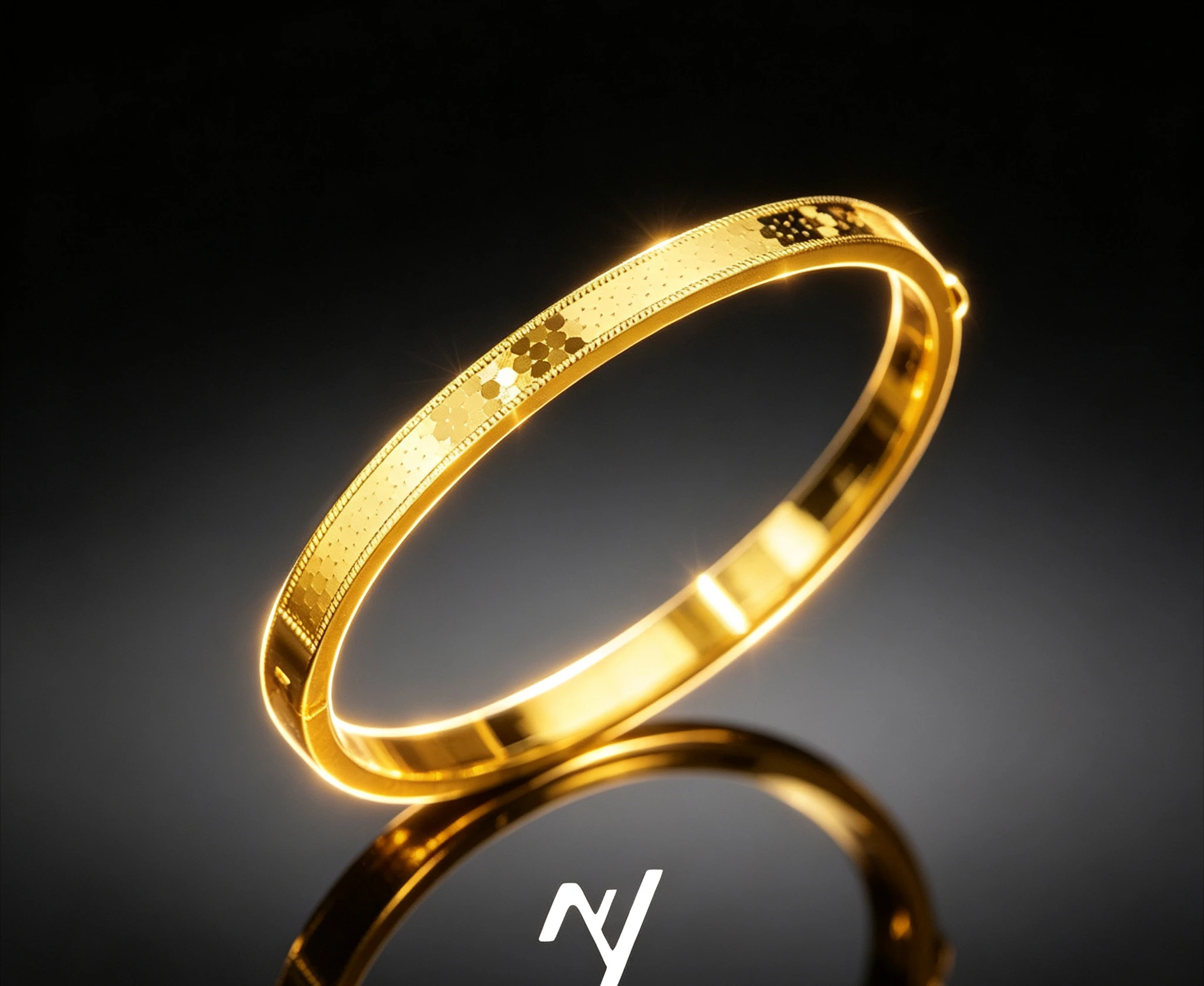 9999 Pure Gold Women's egg-shaped dragon scale buckle bracelet light luxury design sensitive birthday gift