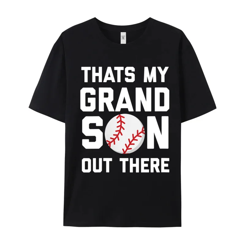 Classic Womens Thats my Grandson out Cool T Shirts Crewneck Premium Cotton Mens Tops Tees Short Sleeve T-shirts Thanksgiving Day