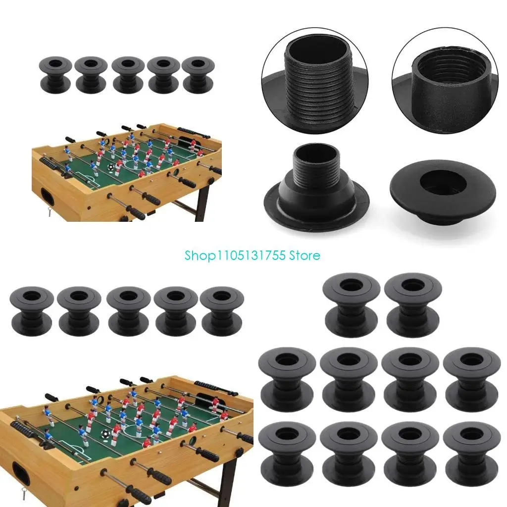 

K0EF 10 Pcs Foosball Bearing Rods, Tabletop Foosball Bushings,Table Football Bearing Rods,Foosball Fun Games Accessories