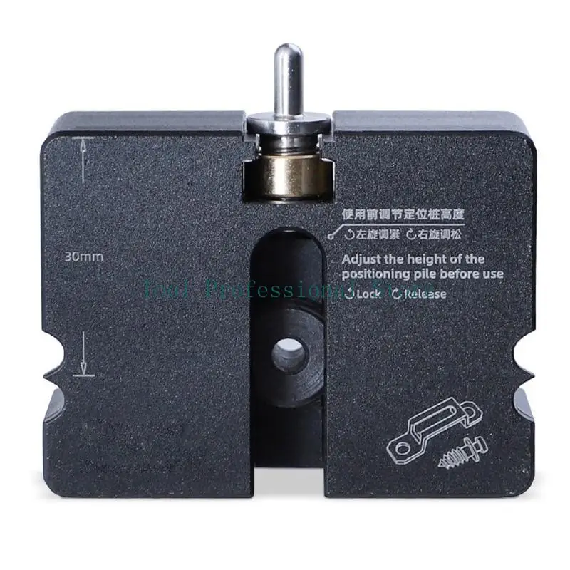 57QF Drilling Invisible Connector Locator Adjustable Positioner Guide Hole Opener Woodworking Tool for Fast Connecting