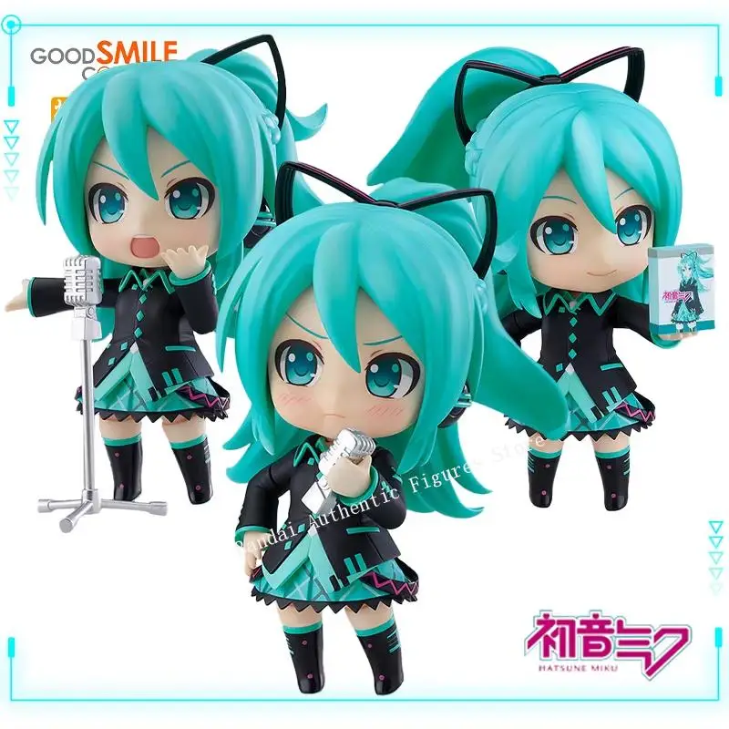 GSC Original Genuine Vocaloid Hatsune Miku Nendoroid 1739 If Ver 10cm Kawaii Q Version Girl Collections Model Toy Figures Gifts