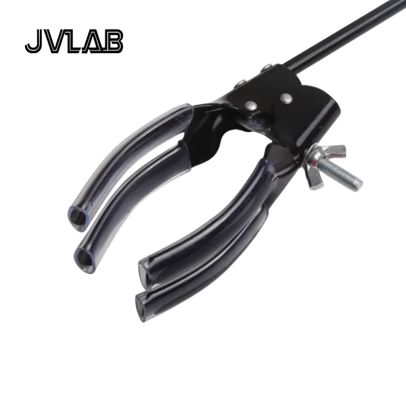 Laboratory Universal Clamp Four-Jaw clamp Flask Clamp Condenser Tube Clamp Anti Slip Rubber