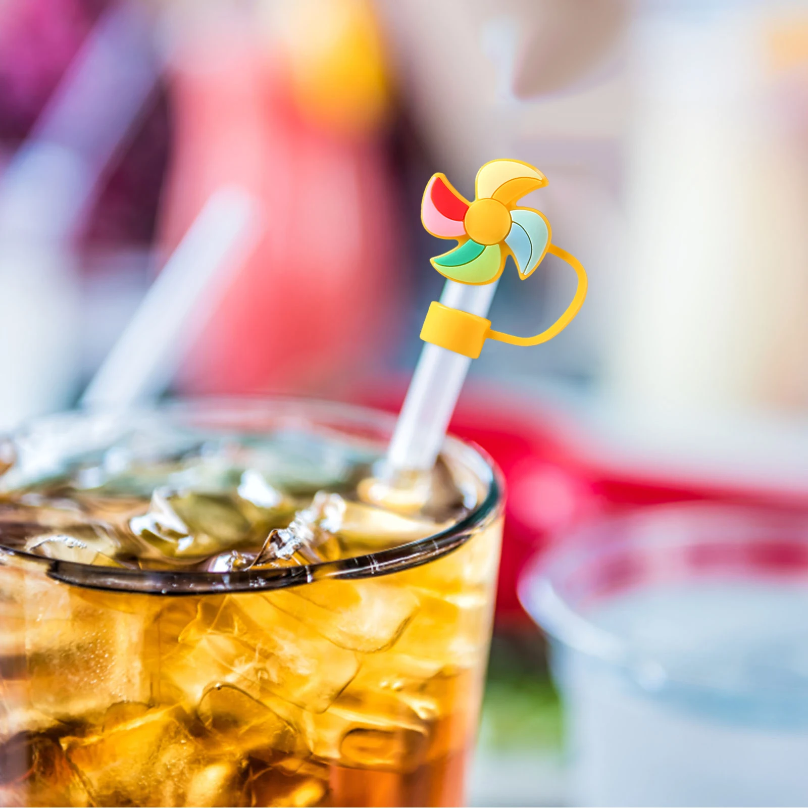 

6 шт. чехлы для соломинки, силиконовые пылезащитные колпачки с героями мультфильмов, многоразовые защитные соломинки для чашек для питья, аксессуары для стаканов, защита для наконечников