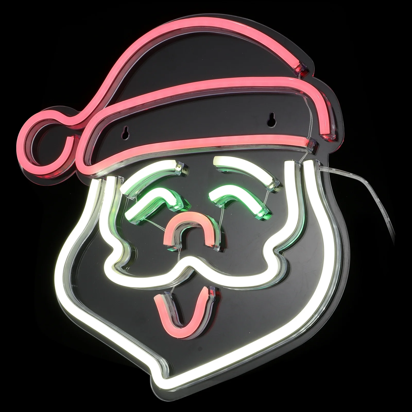 ديكور سانتا النيون مصباح USB بالطاقة ضوء لغرفة النوم دراسة الإضاءة ضوء الليل زخرفة