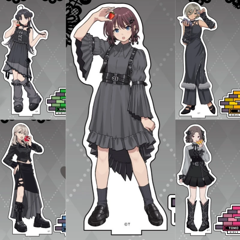 

Rupa/Nina Iseri/Momoka Kawaragi/Subaru Awa/Tomo Ebizuka Acrylic figure stand Ornament Anime GIRLS BAND CRY peripheral Gifts