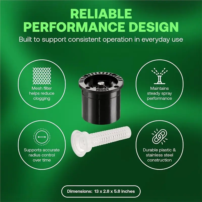 PORK-Side Strip Pattern Nozzle 15SSTC1 Side Strip Pattern Nozzle 5-Pack 15SST Rectangular Nozzle