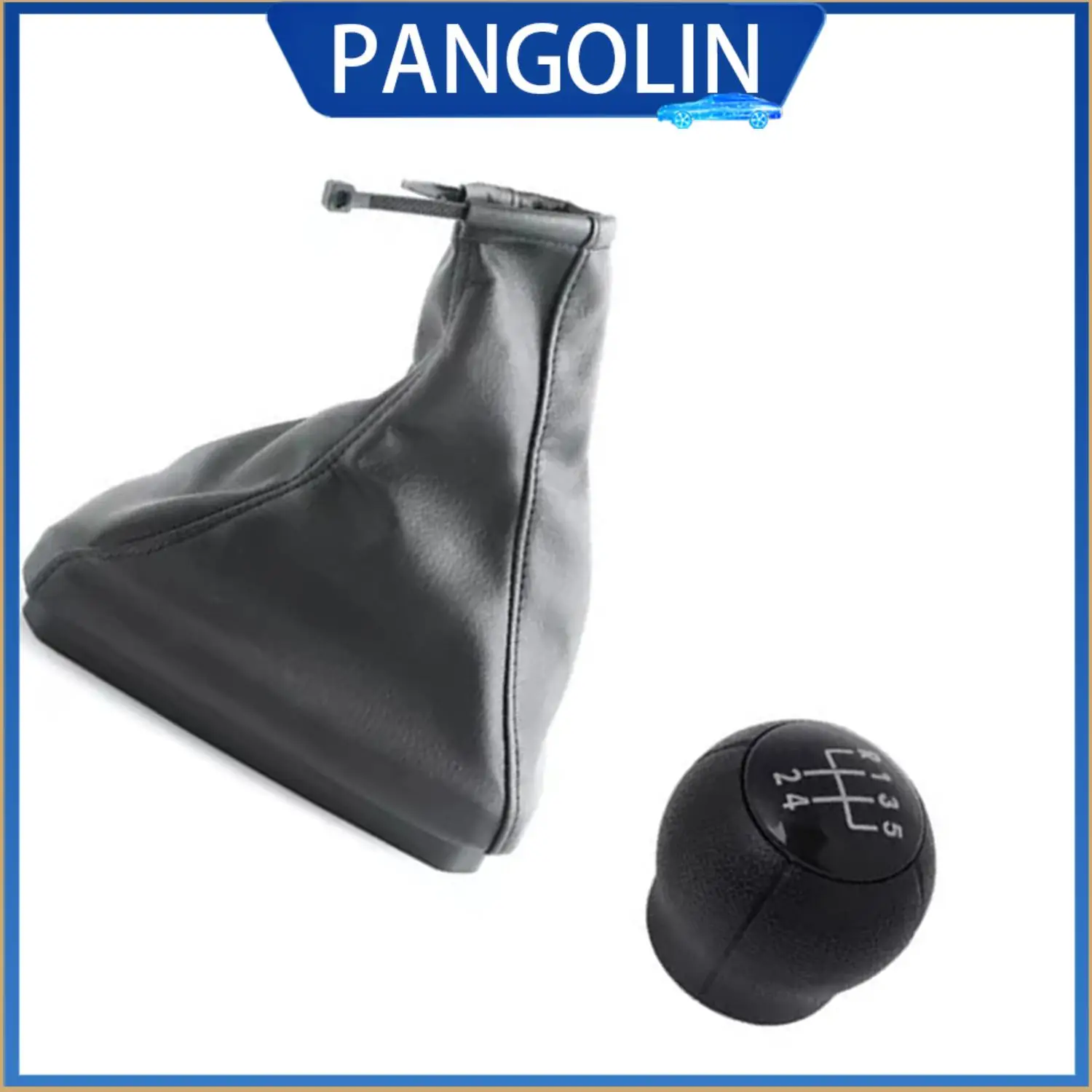 

Автомобильная 5-скоростная ручка переключения передач PANGOLIN с кожаным черевиком черного цвета для моделей Chevrolet C1 C2 C3 Corsa и Tornado