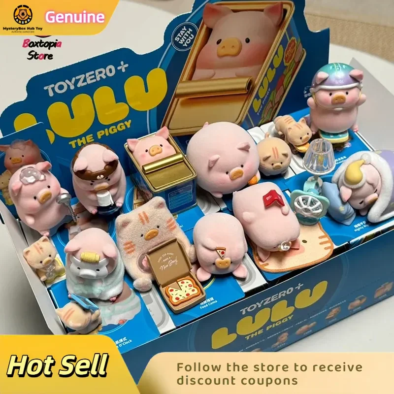 

In Stock Genuine Lulu Pig Associated Daily Blind Box Kawaii Anime Figure Doll Surprise Bag Room Ornament Collection Model Toy