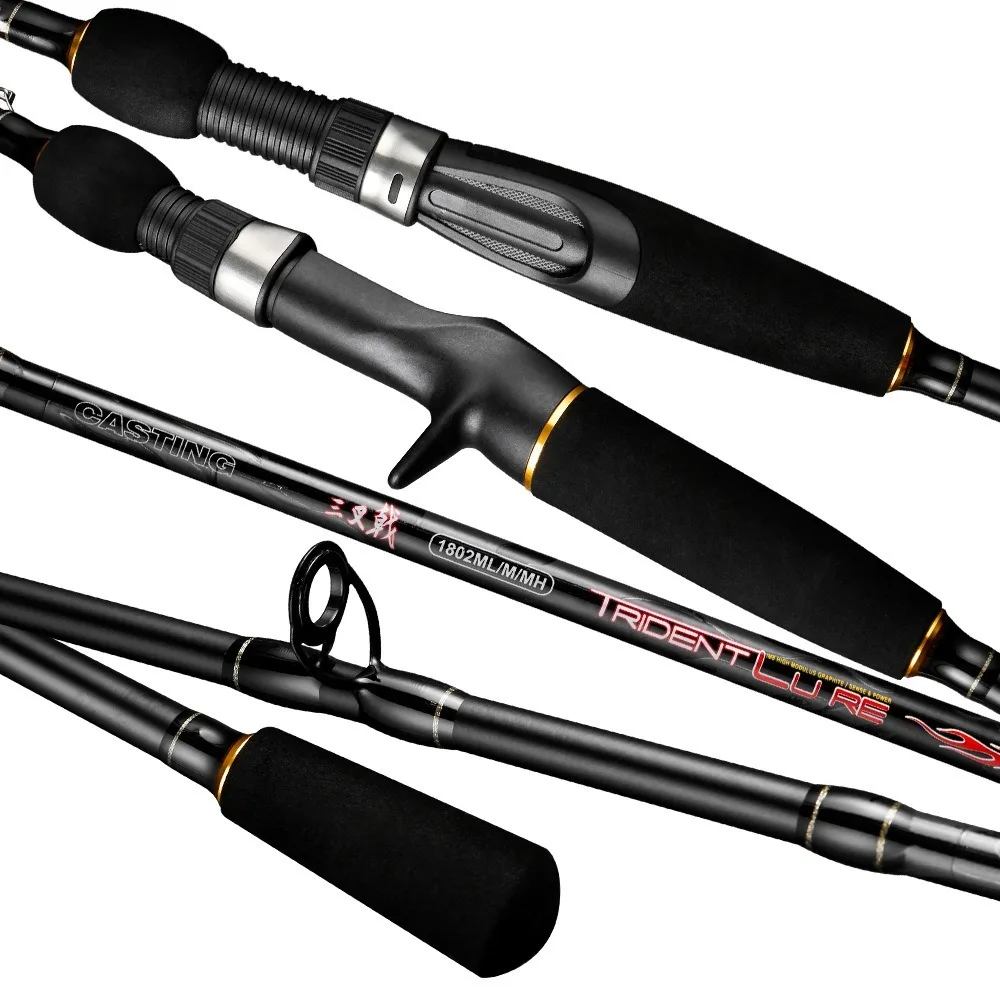 Imagem -05 - Universal Multi-tonalidade Pitch Lure Rod Distância Jogando Trout Bass Fishing 18 m 21 m 24 m ml m mh Novo