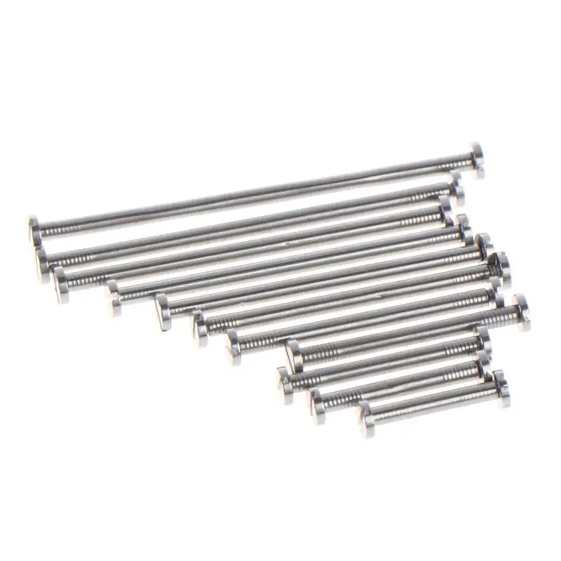 1.2MM Thick Steel Watch Case Lug Link T-bar with Stud and Screw 2.5mm Cap for Tungsten Steel Ceramic Watch Bracelet