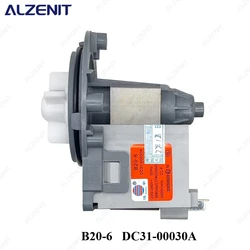 New Drain Water Pump Assembly For Samsung Washing Machine DC31-00030A B20-6 220-240V 50Hz Drainage Motor Washer Parts