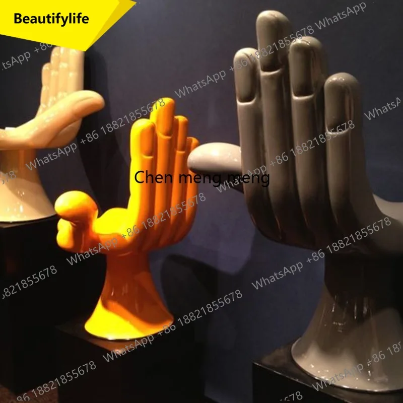 

X188 Nordic designer creative special-shaped model house fiberglass single backrest leisure single chair