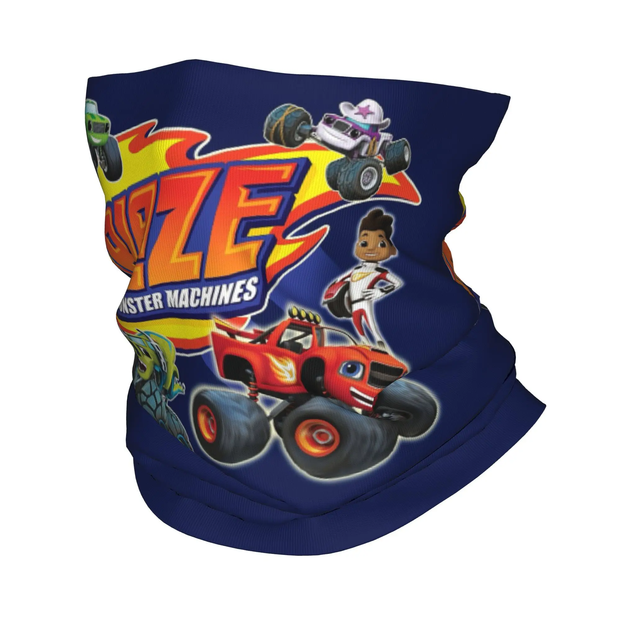 

Blaze and the Monster Machines Бандана для экипажа, маска, шарф, многофункциональная Балаклава для спорта на открытом воздухе, унисекс, для взрослых, ветрозащитная