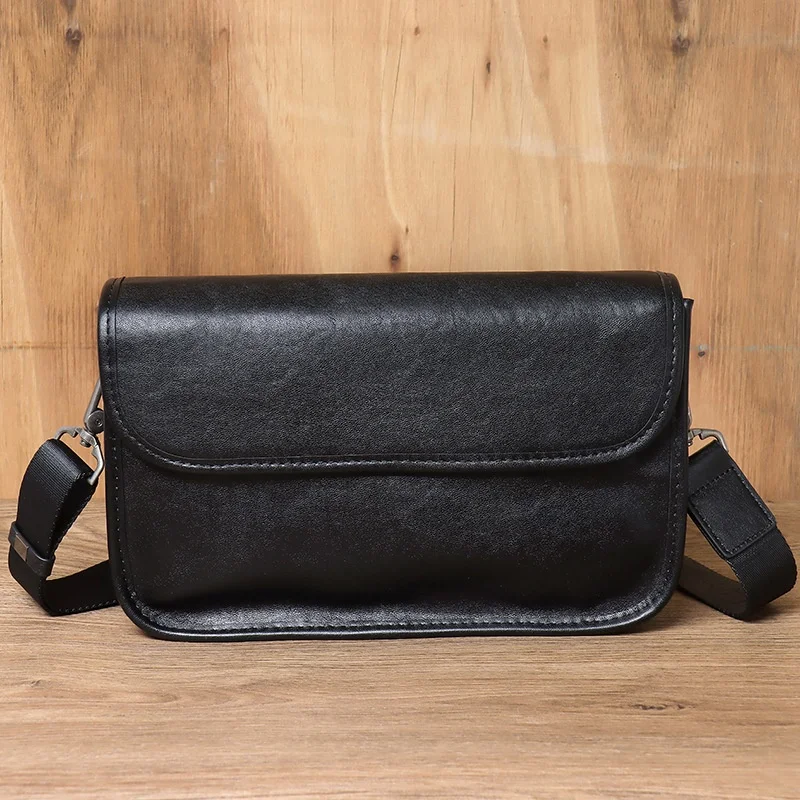 

Мужская модная повседневная сумка через плечо из натуральной кожи (верхний слой), замшевая сумка из растительной кожи растительного дубления