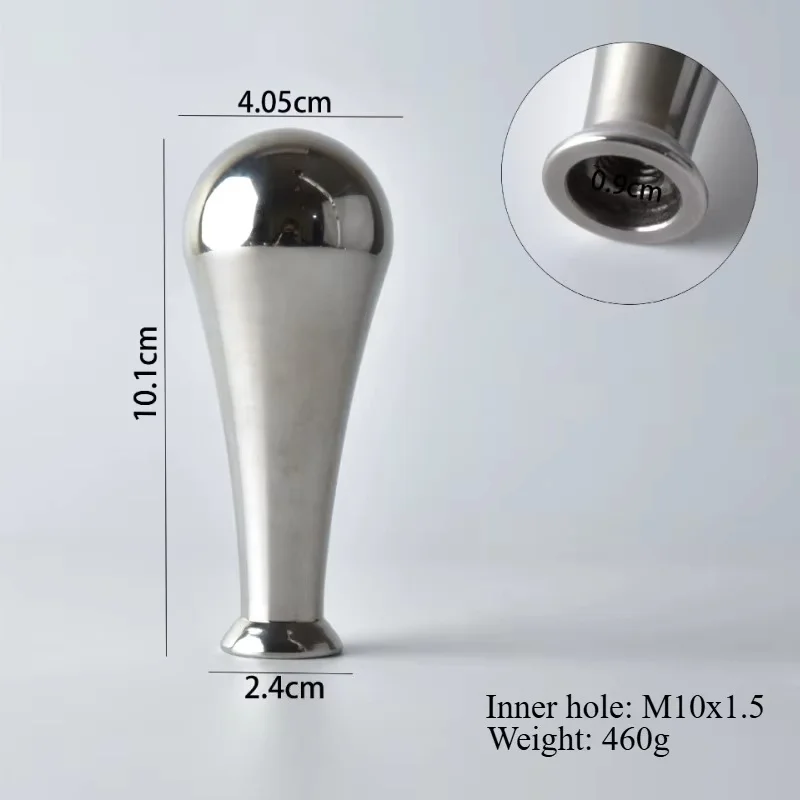 Universal Car Gear Shift Knob Stainless Steel M10*1.5 Thread Durable Modification Accessory For Honda Civic car