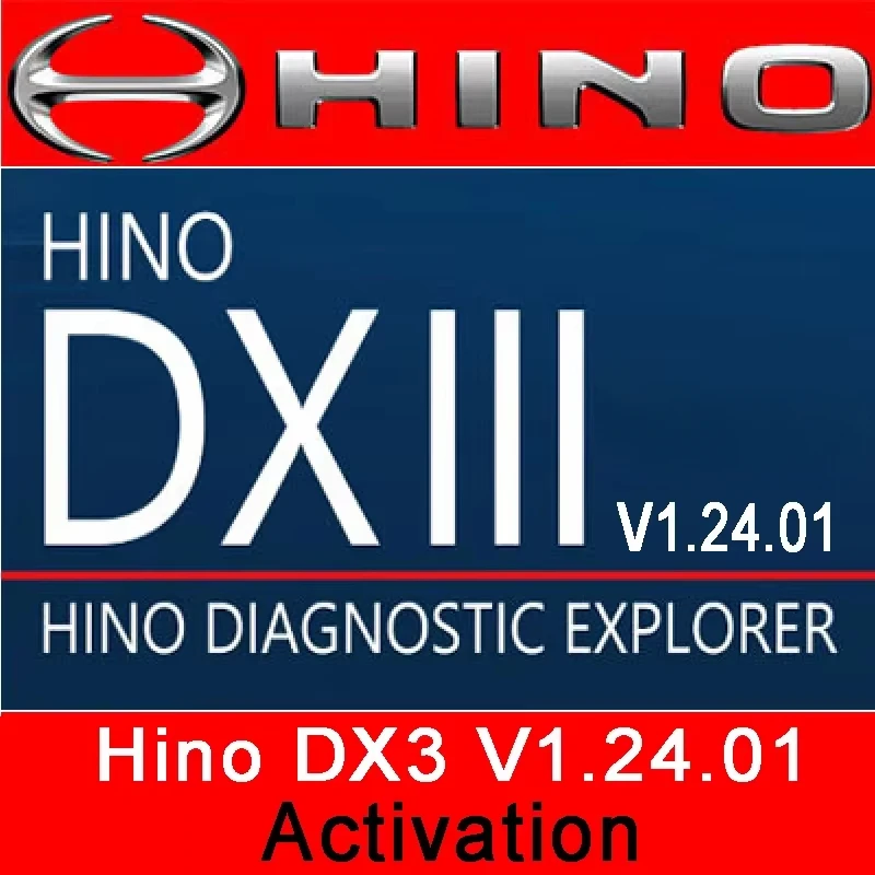 Hino DX3 V1.24.01 Lastest 2024 Hino Diagnostic EXplorer 3 + KEYGEN  Truck Repair Tool