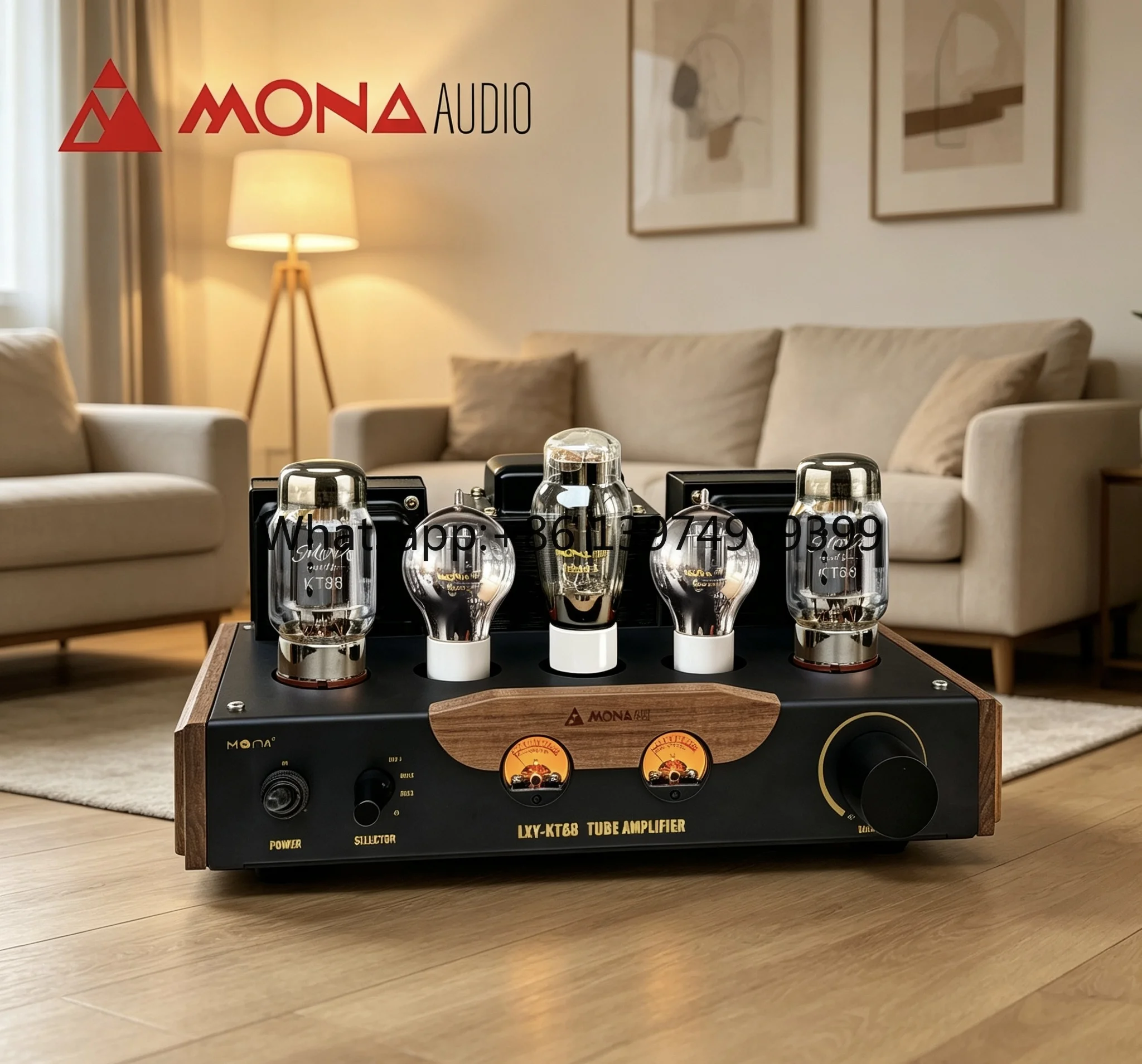 MONA Audio LXY-KT88 2.0 Channel Metal Tube Amplifier Redefines Warmth Ultimate Upgrade for Studio-Quality Sound