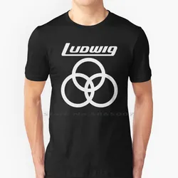 Ludwig T Shirt Cotton 6XL Ludwig Drums Bonzo John Bonham Drums Zildjian Paiste Sabian Istanbul Slingerland Drums Musician