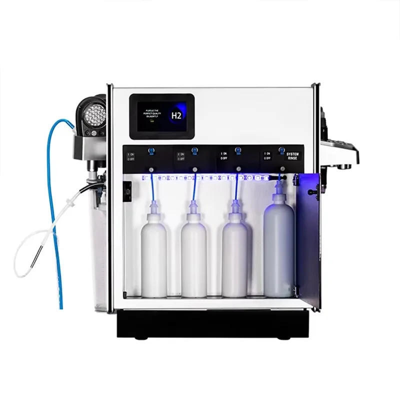 Professional Skin Whitening Rejuvenation Facial Hydra Beauty Machines Diamond Dermabrasion Acne Treatment Oxygen Bubble